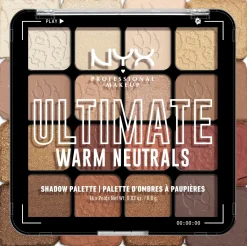NYX Professional Makeup Ultimate Shadow Palette -luomiväripaletti 05W Warm Neutrals 13,28 g