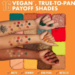 NYX Professional Makeup Ultimate Shadow Palette -luomiväripaletti 02W Paradise Shock 13,28 g