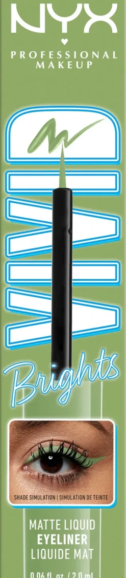 NYX Professional Makeup Vivid Bright Liquid Liner silmänrajauskynä 2 ml