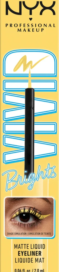 NYX Professional Makeup Vivid Bright Liquid Liner silmänrajauskynä 2 ml