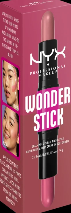 NYX Professional Makeup Wonder Stick Dual-Ended Cream Blush Stick poskipuna 4 g