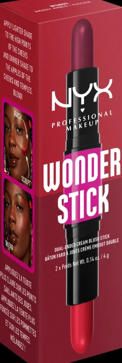 NYX Professional Makeup Wonder Stick Dual-Ended Cream Blush Stick poskipuna 4 g