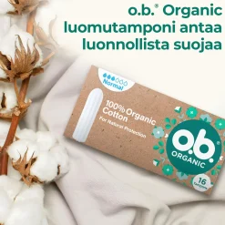o.b.® Organic Normal 16 kpl
