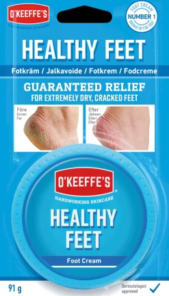 O'Keeffe's 91g Jalkavoide Purkki