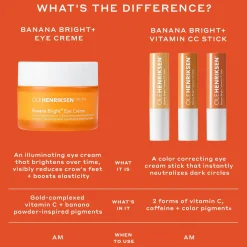 OleHenriksen Banana Bright Vitamin-CC Stick Pumpkin silmänympäryspuikko 3,7 ml