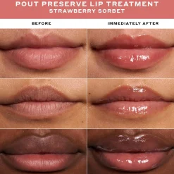OleHenriksen Pout Preserve Lip Treatment Strawberry Sorbet makuhuulivoide 12 ml
