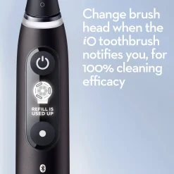 Oral-B iO6 Black Lava ja Pink Sand -Sähköhammasharja Braun-tekniikalla