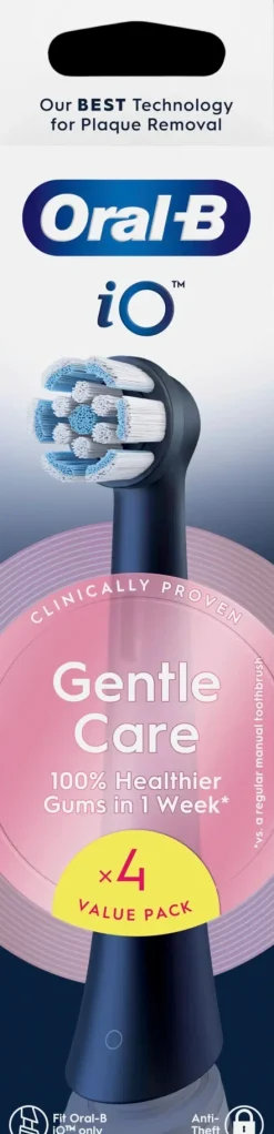 Oral-B iO Gentle Care Black vaihtoharja 4kpl