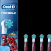 Oral-B Lasten vaihtoharjat Spiderman 4 kpl