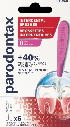 parodontax Hammasväliharja koko 0 0,4mm 6kpl