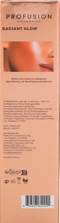 Profusion Cosmetics Radiant Glow Highlighter korostusvoide 14,5 ml