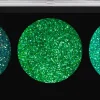 Profusion Cosmetics viiden sävyn glitterpaletti Emerald Gems 4,5 g