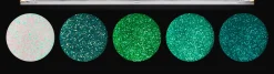 Profusion Cosmetics viiden sävyn glitterpaletti Emerald Gems 4,5 g