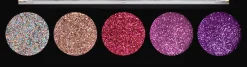 Profusion Cosmetics viiden sävyn glitterpaletti Amethyst Gems 4,5 g