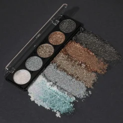 Profusion Cosmetics viiden sävyn glitterpaletti Onyx Gems