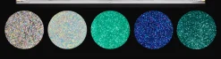 Profusion Cosmetics viiden sävyn glitterpaletti Aqua Gems