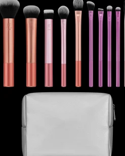 Real Techniques Best-Selling Blends Set -meikkisivellinsetti + meikkilaukku