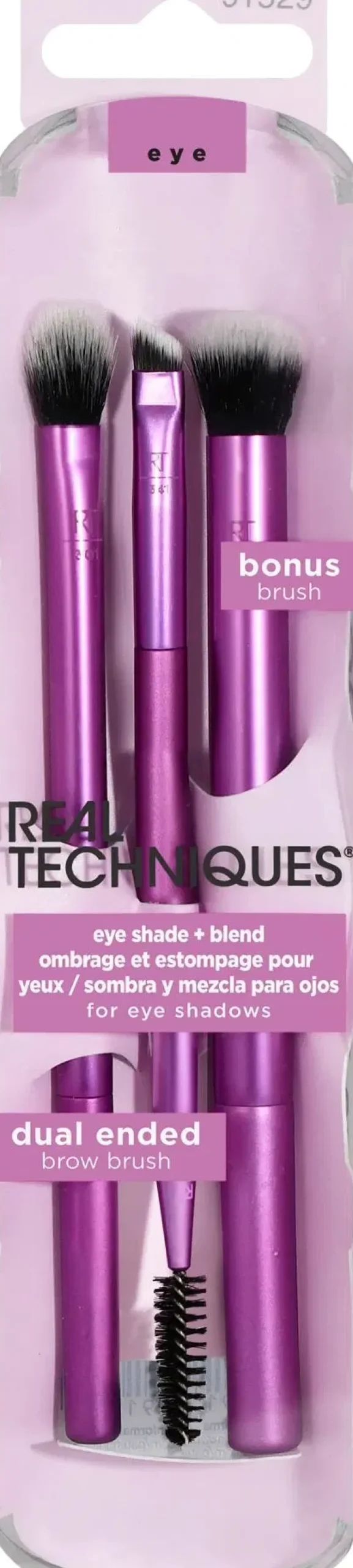 Real Techniques Eye Shade + Blend - luomivärisivellintrio