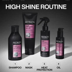 Redken Acidic Color Gloss 1-min Liquid Shine Mask hiusnaamio 250ml. Tehokasta kiiltoa ja kosteutusta antava hiusnaamio .
