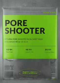 Returnu Pore Shooter Facial Sheet Mask 25 g