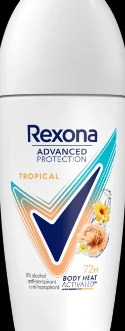 Rexona Advanced Protection Tropical Antiperspirantti Deodorantti Roll-on naisille 50 ml