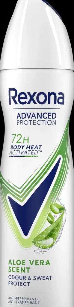 Rexona Advanced Protection Aloe Vera Antiperspirantti Spray Tehokas deodorantti naisille 150 ml
