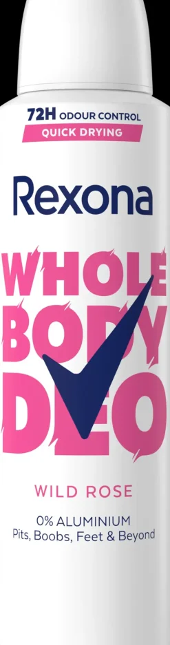 Rexona Whole Body Wild Rose deodorantti spray 150 ml