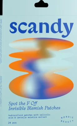 Scandy Spot the F Off Invisible Blemish Patches täsmähoitotuote näppylöille 24 kpl