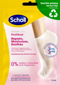 Scholl PediMask jalkanaamio hajusteeton