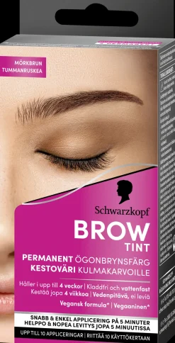 Schwarzkopf Brow Tint kulmaväri Dark Brown