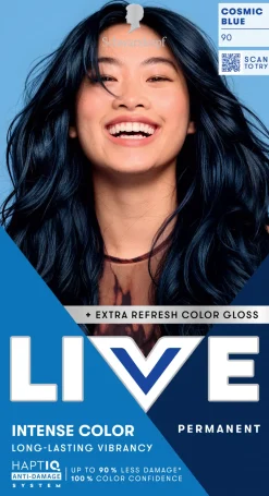 Schwarzkopf LIVE 90 Cosmic Blue