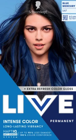 Schwarzkopf LIVE U67 Blue Mercury