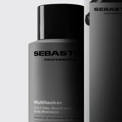 Sebastian Professional Multitasker for Men 3-in-1 Hair, Beard and Body Shampoo 280ml