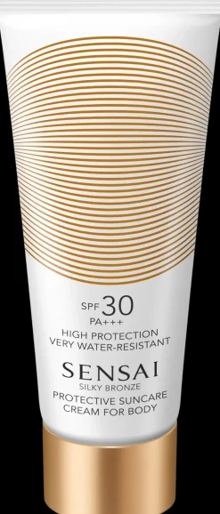 SENSAI Silky Bronze Protective Suncare Cream for Body SPF 30 aurinkosuojavoide vartalolle 150 ml