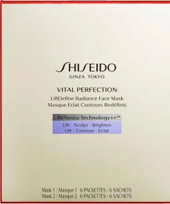 Shiseido Vital Perfection Liftdefine Radiance Face Mask 2-osainen kasvonaamioliina