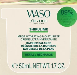 Shiseido WASO Shikulime Mega Hydrating Moisturizer refill päivävoiteen täyttöpakkaus 50 ml