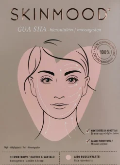 SkinMood® Gua sha hierontakivi ruusukvartsia