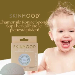 SkinMood Kamomilla Konjac-ihonpuhdistussieni