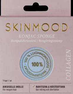 SkinMood Kollageeni Konjac-ihonpuhdistussieni
