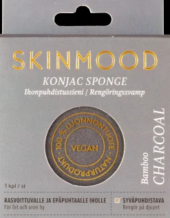 SkinMood® Konjac-kasvojenpesusieni Bambuhiili