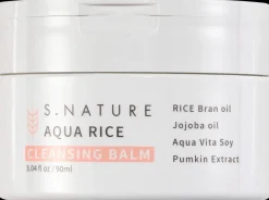 S.NATURE AQUA RICE CLEANSING BALM -puhdistusbalmi 90ml