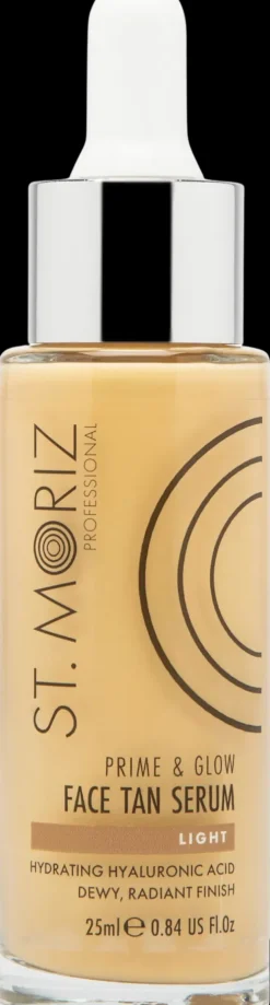 St.Moriz Pro Prime & Glow Face Tan Serum Light itseruskettava kasvoseerumi 25 ml