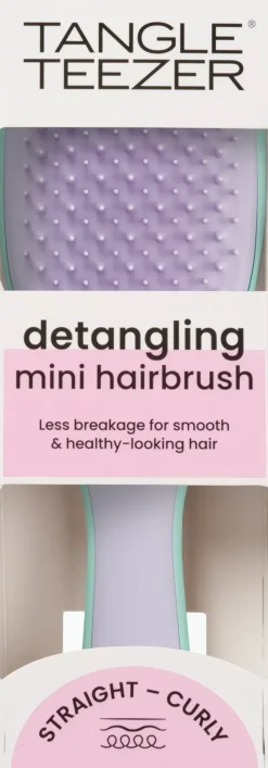 Tangle Teezer Mini Wet Detangler Wisteria Leaf takkuharja märille hiuksille