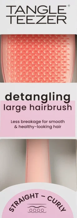 Tangle Teezer The Large Wet Detangler Peach Glow takkuharja