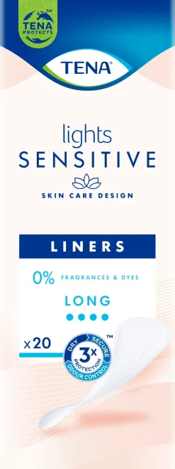 TENA Lights SENSITIVE Long pikkuhousunsuoja 20 kpl