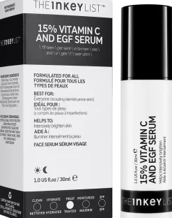 The Inkey List 15% Vitamin C ja EGF Serum 30 ml