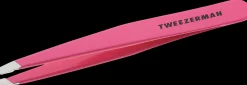 TWEEZERMAN Slant Tweezer Pretty in Pink 1pcs.