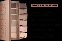 Urban Decay Naked2 Basics mattaluomiväripaletti 6 x 1,3 g