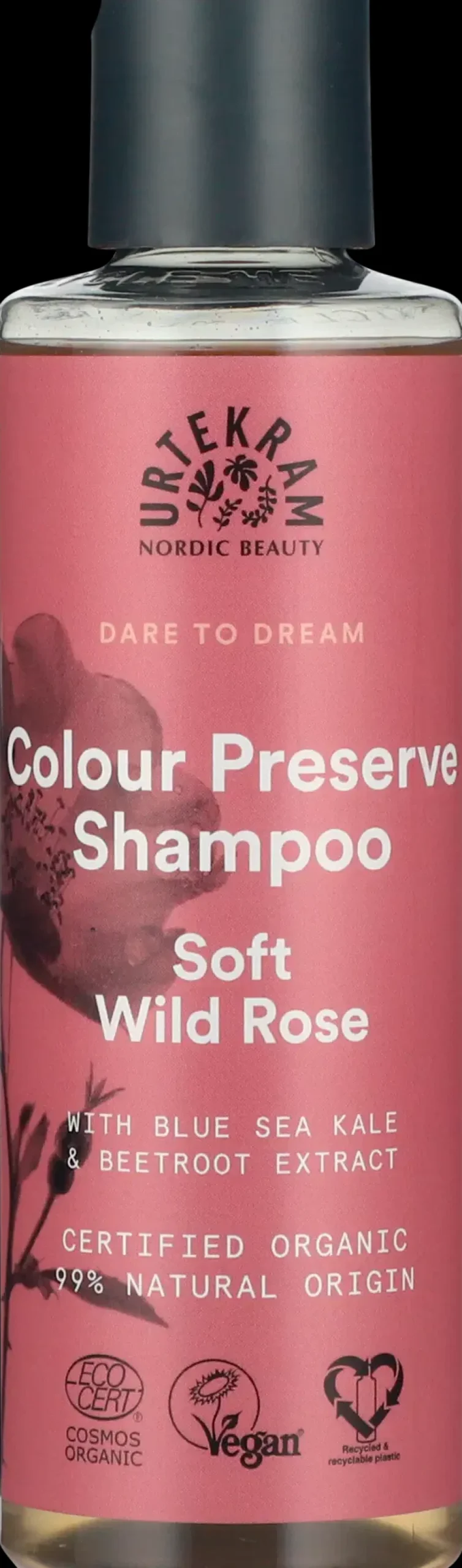URTEKRAM Soft Wild Rose Shampoo 250ml