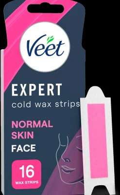 Veet Expert Kylmävahaliuskat Kasvot 16kpl
